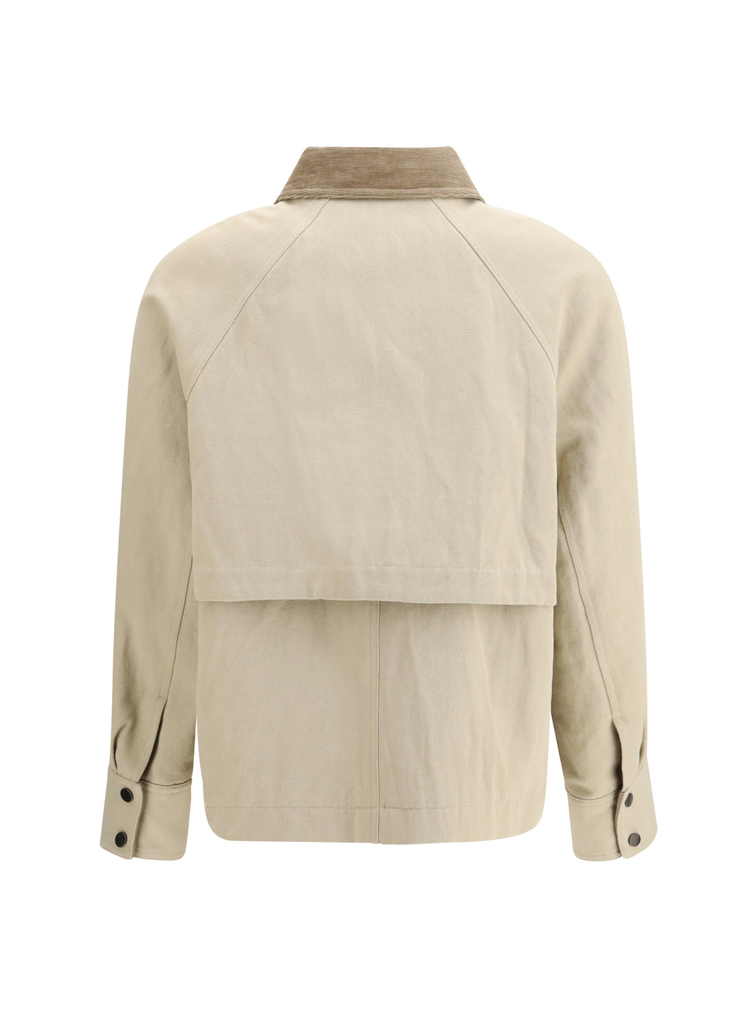 BRUNELLO CUCINELLI 44 cotton-linen canvas jacket 