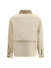 BRUNELLO CUCINELLI 44 cotton-linen canvas jacket 