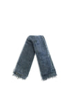 lightweight cashmere scarf with fringes