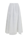 long broderie anglaise skirt