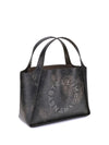 aged effect tote bag