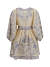indra plunge mini dress