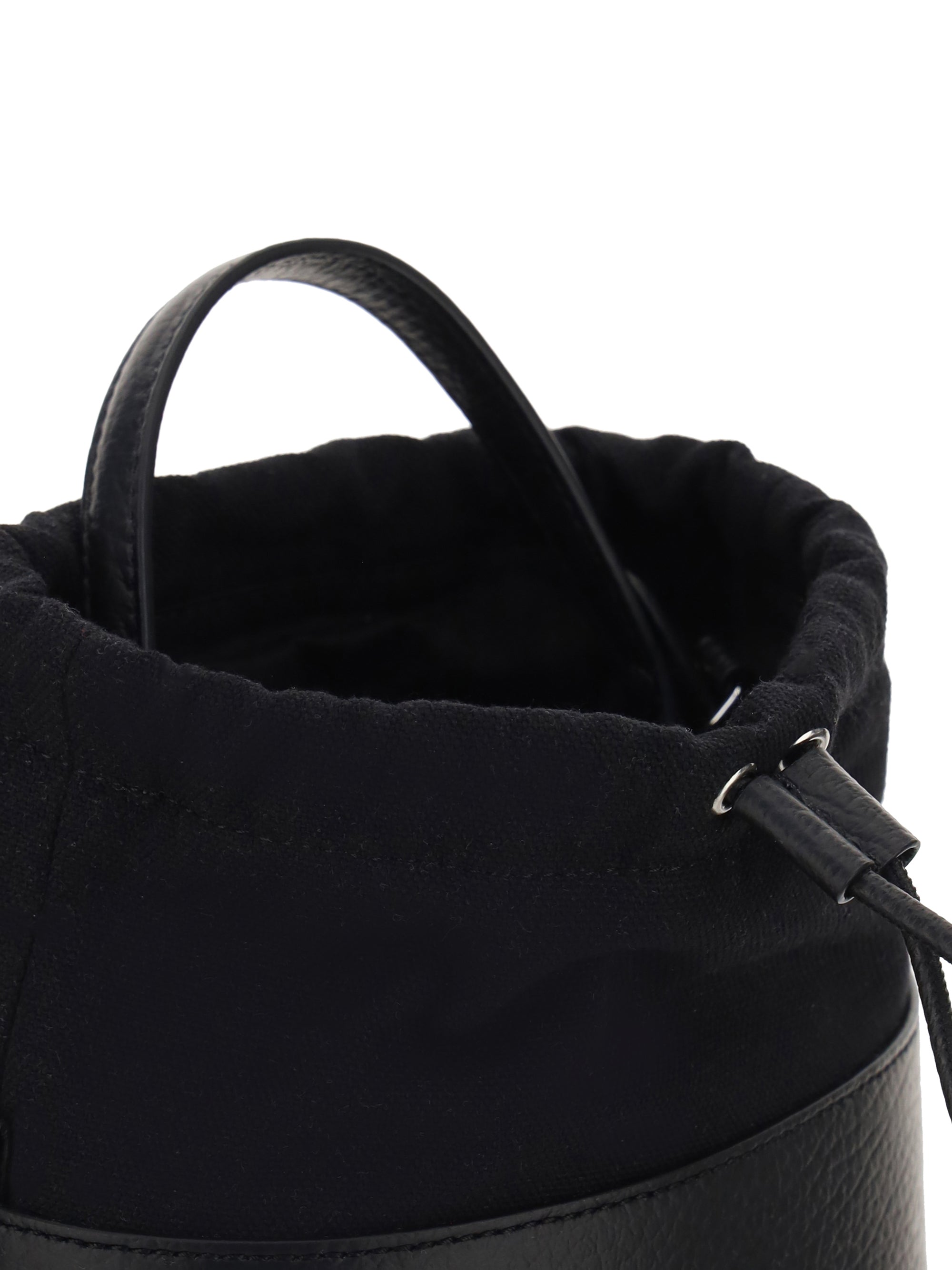 leather bucket bag