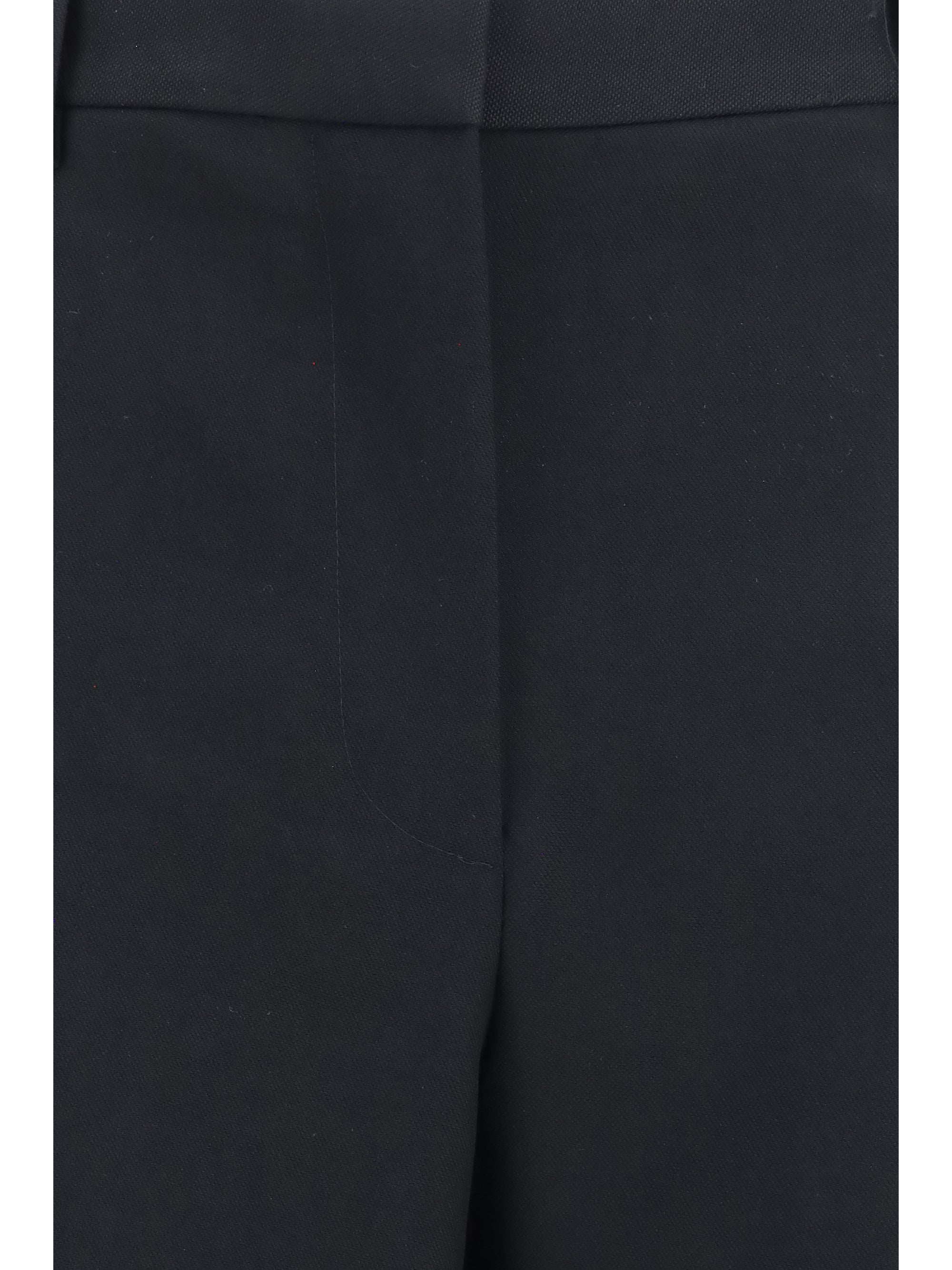 wide-leg pleated
