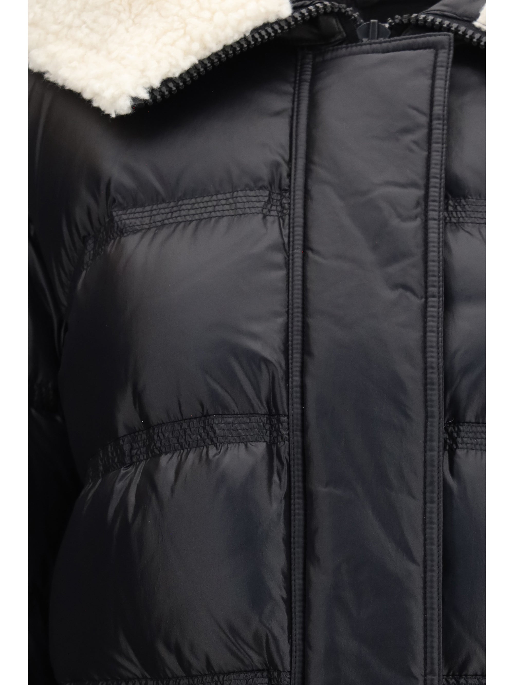 kunto bg 02 shearling-collar puffer jacket