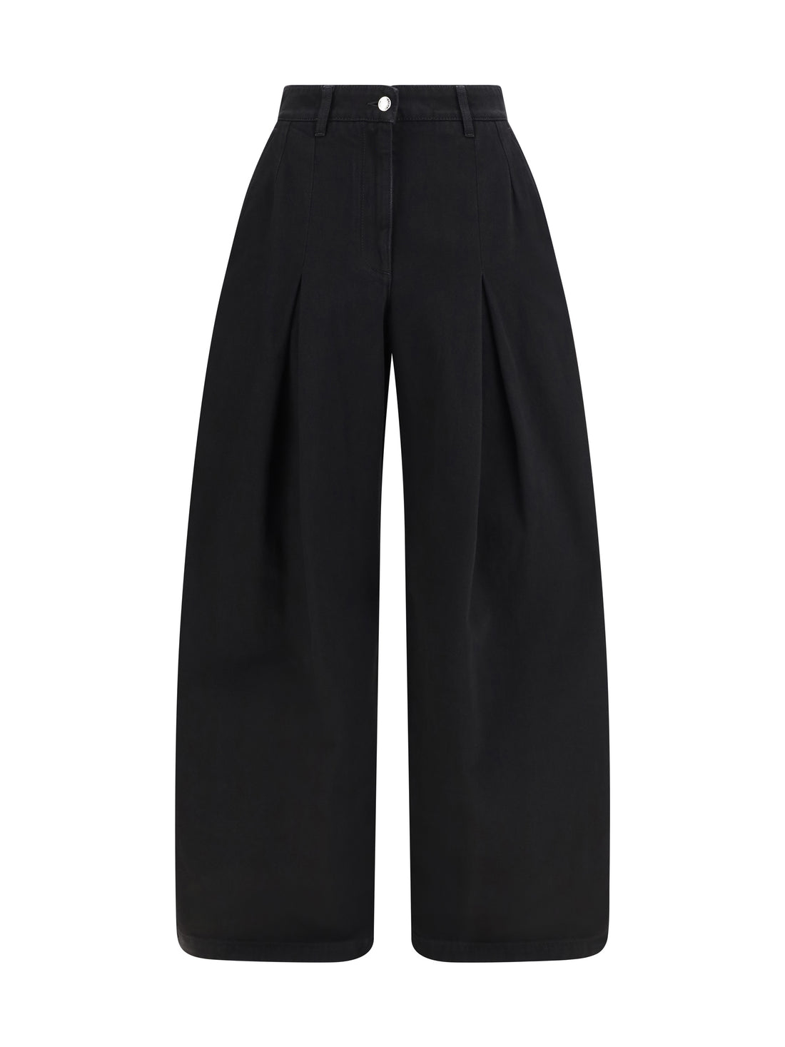 DOLCE &amp; GABBANA 42 wide-leg cotton jeans