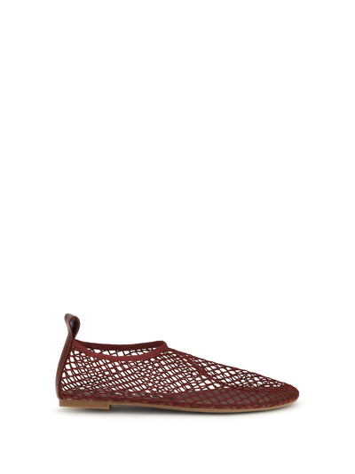 high mesh ballerinas