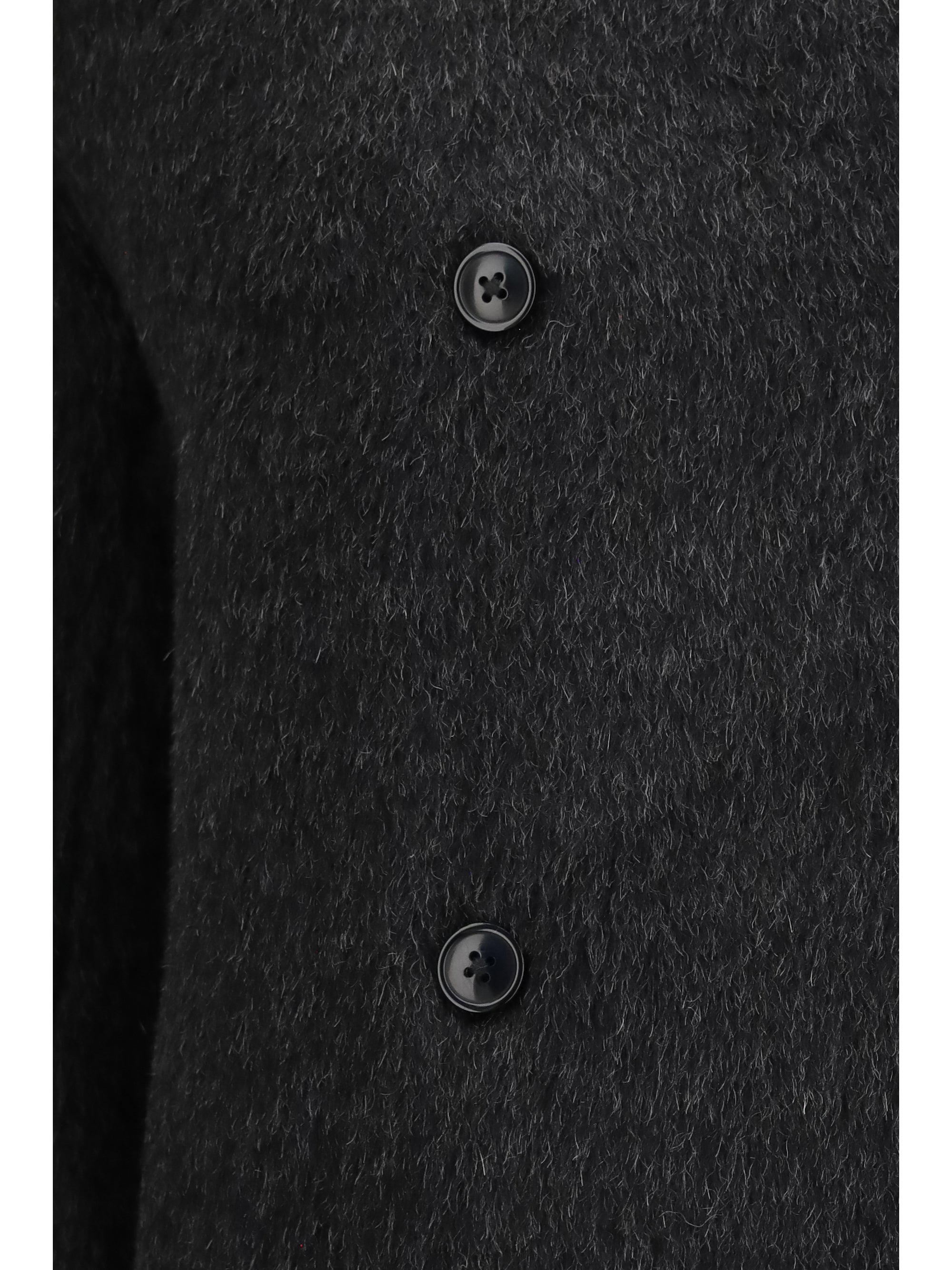 wes double breasted alpaca jacket