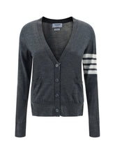 THOM BROWNE 38 merino wool cardigan