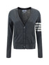 THOM BROWNE 38 merino wool cardigan