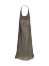 haltar silk georgette dress