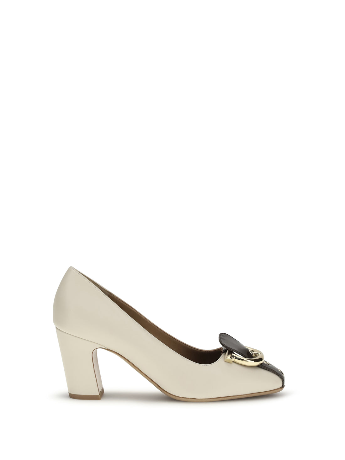 FERRAGAMO 5.5 leather pumps