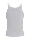 ribbed cotton tank top