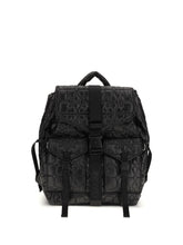 GANNI OS re-tech quilted backpack