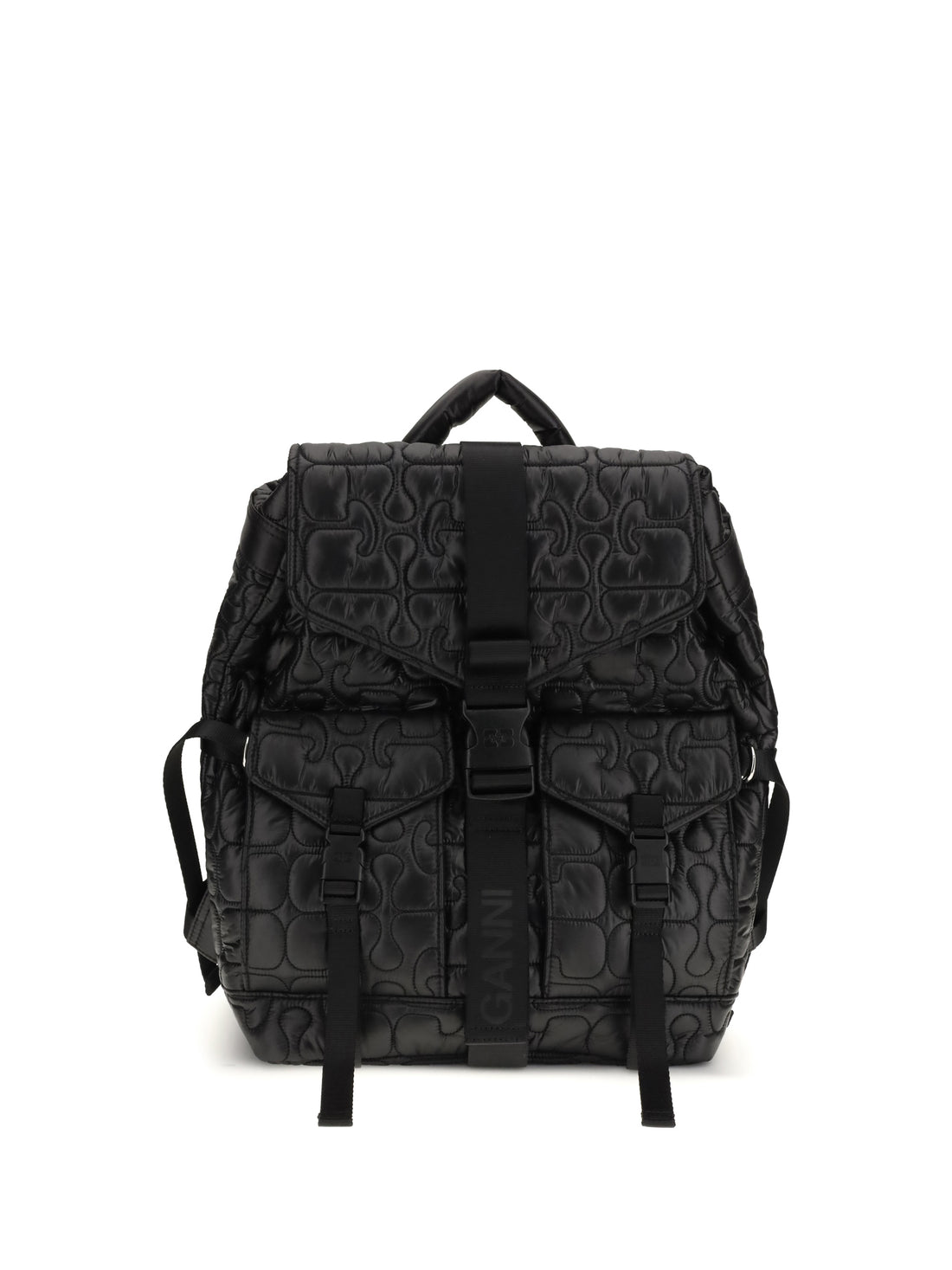 GANNI OS quilted backpack