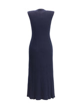 SA SU PHI 40 ribbed cashmere silk sleeveless long dress 