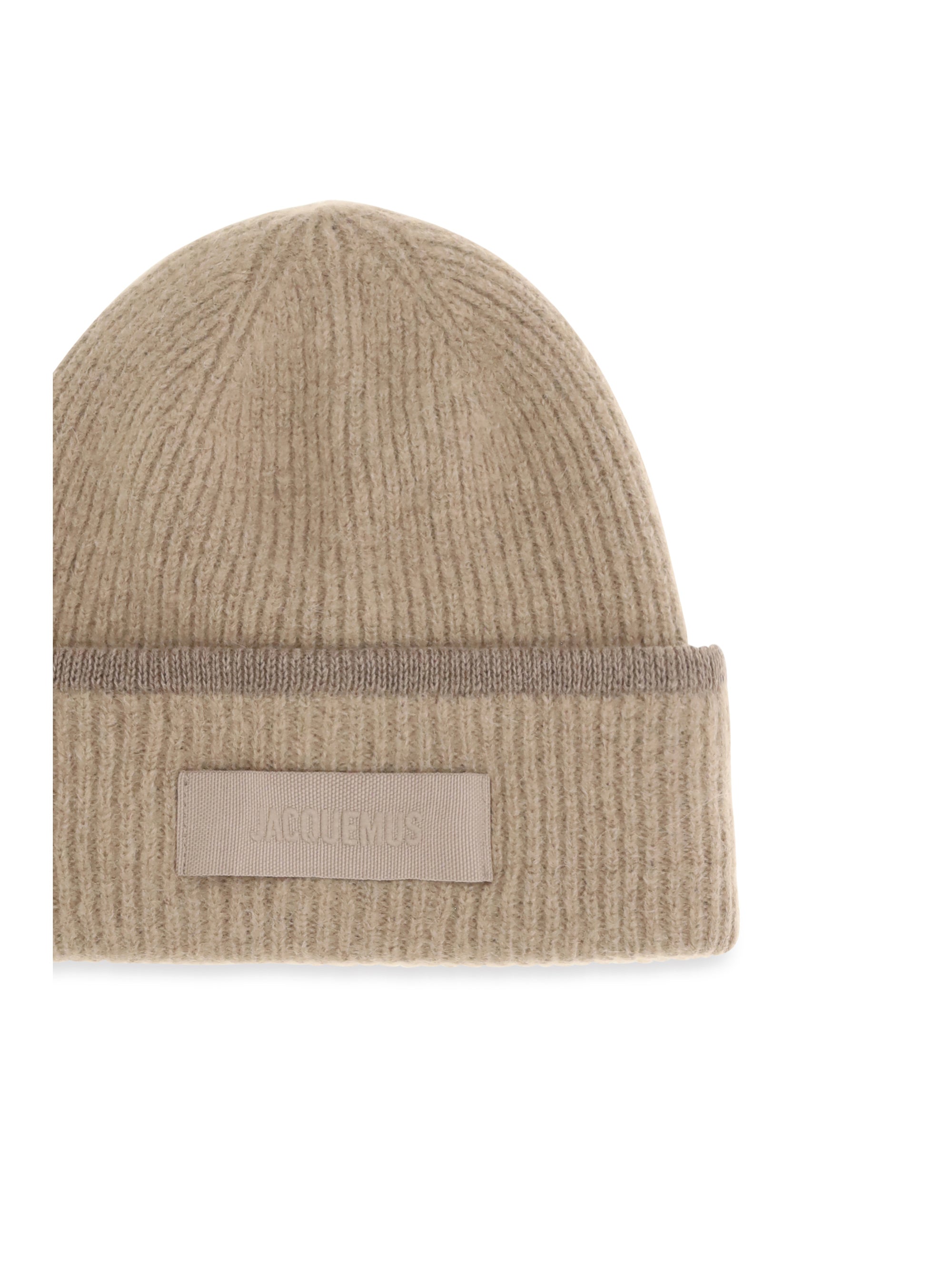 gros grain ribbed beanie