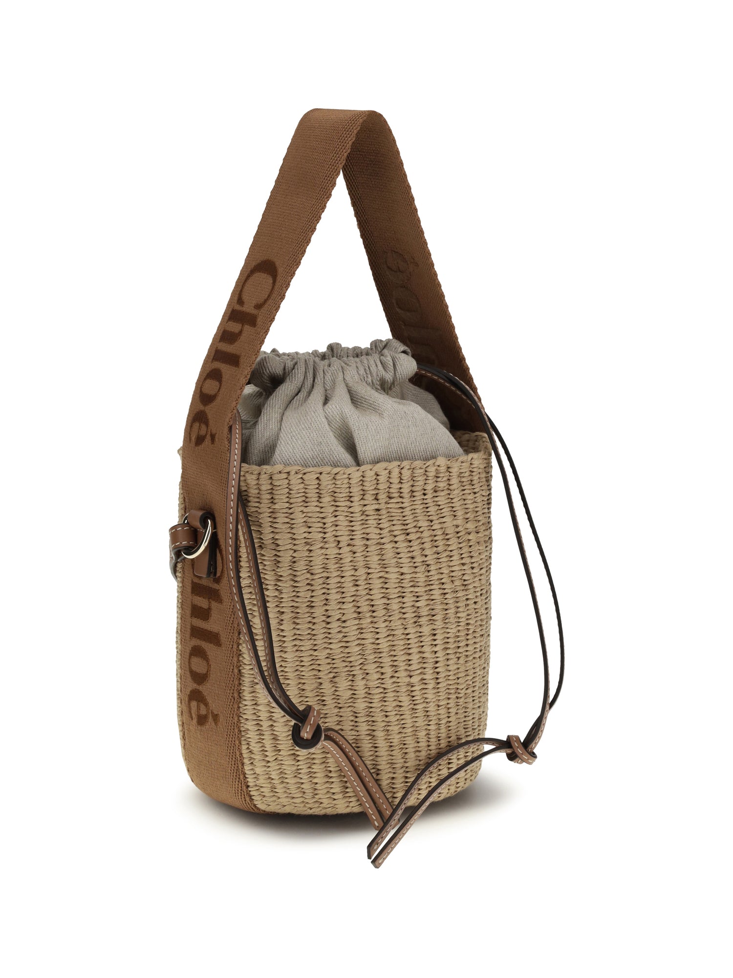 CHLOÉ OS woody bucket bag