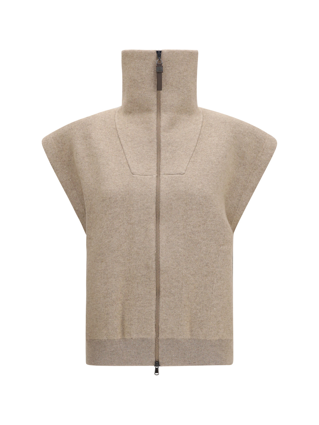 BRUNELLO CUCINELLI L high-neck zip cardigan