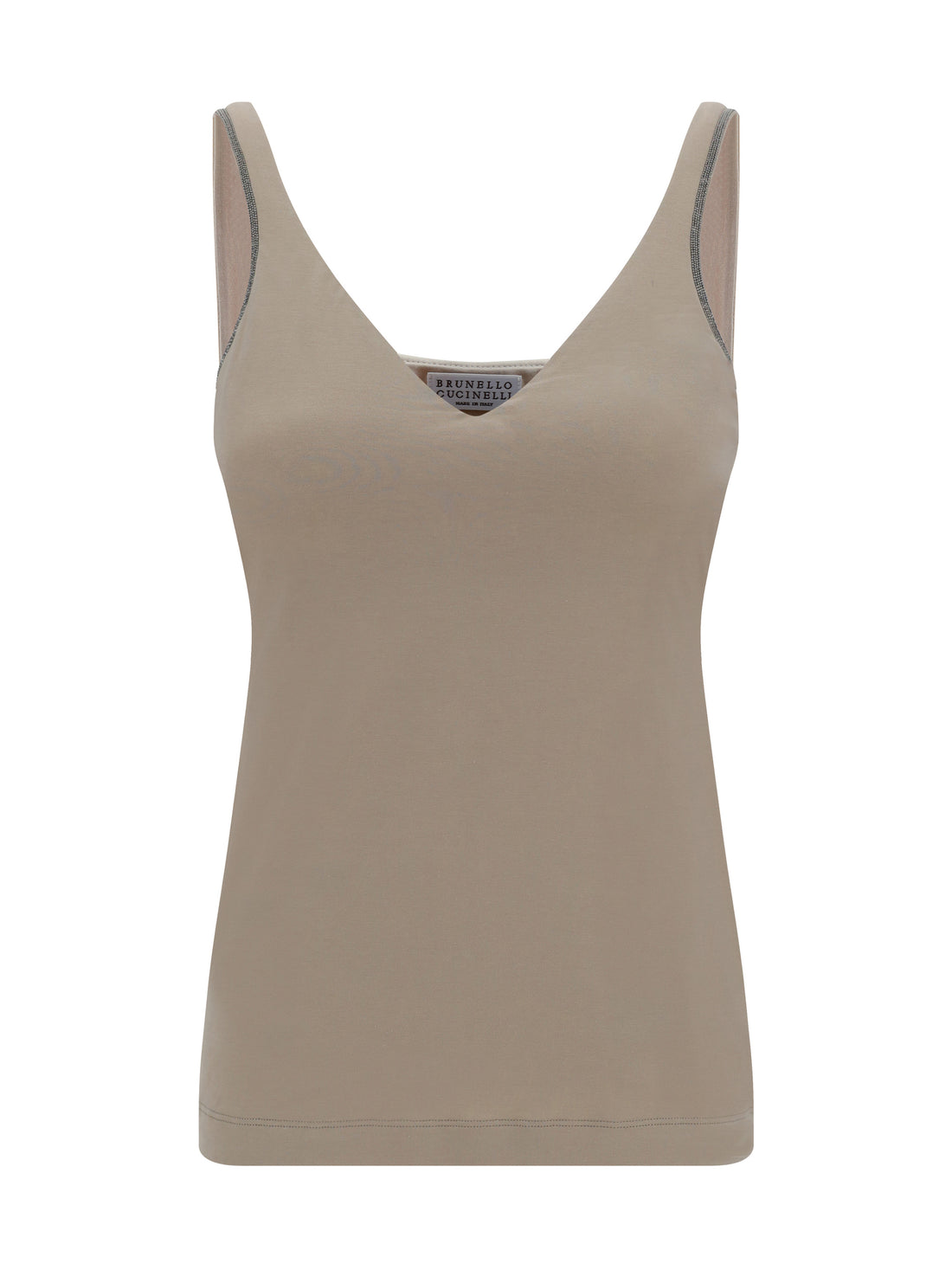 BRUNELLO CUCINELLI M top with embellishments