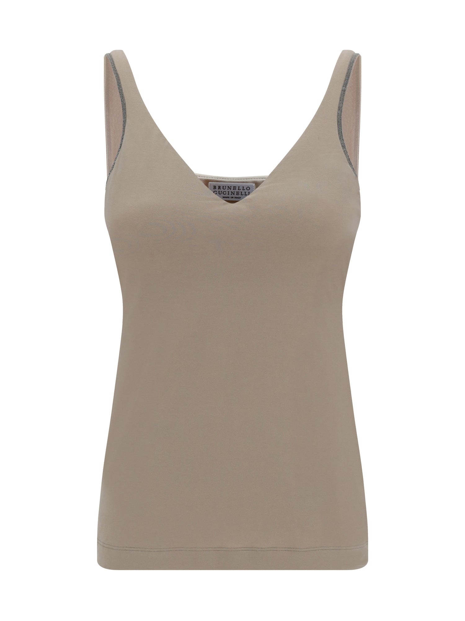 BRUNELLO CUCINELLI M top with embellishments