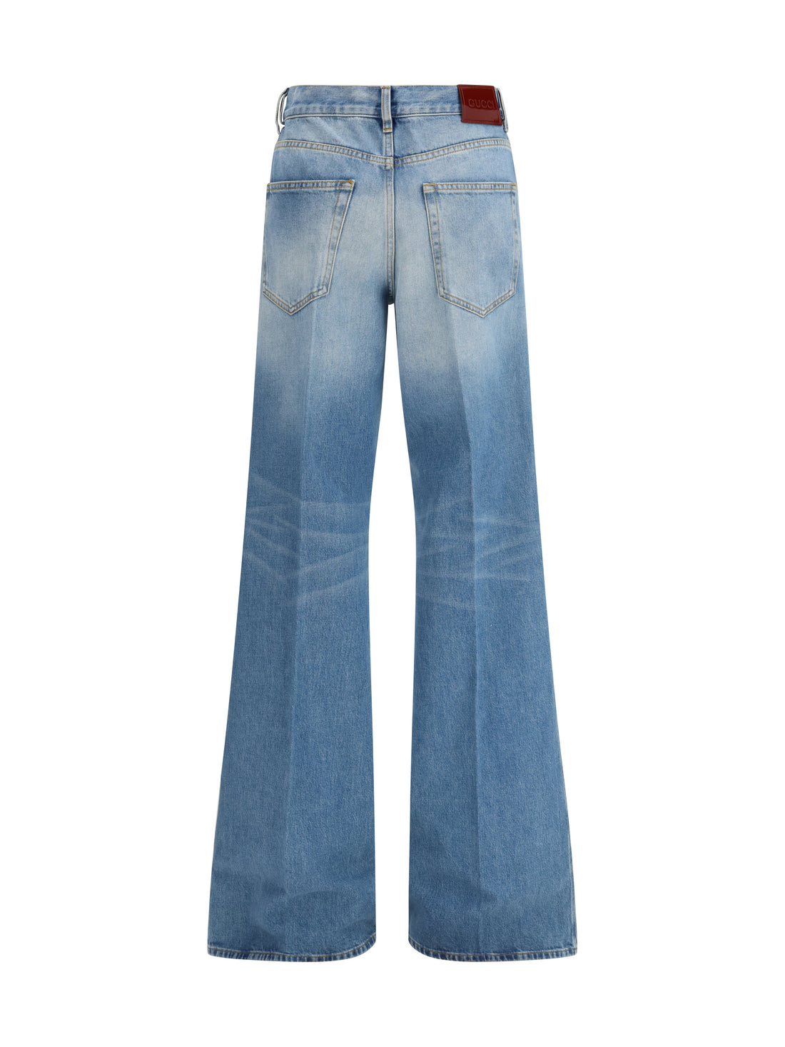 GUCCI 25 cotton denim flare trousers