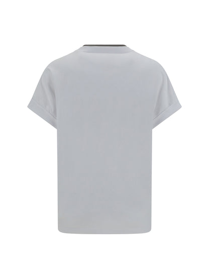 BRUNELLO CUCINELLI L t-shirt with embellishments