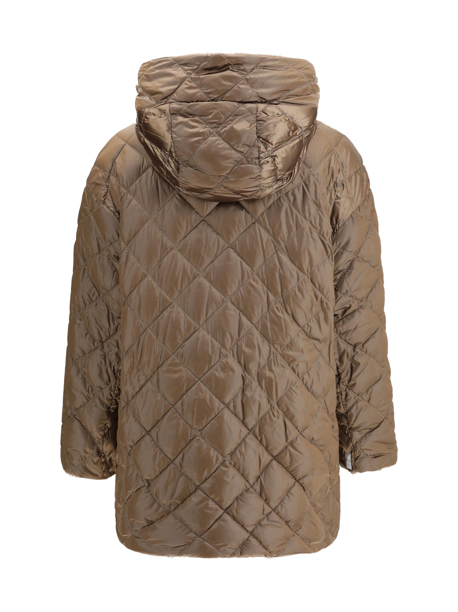 MAX MARA THE CUBE 42 reversible midi down jacket 