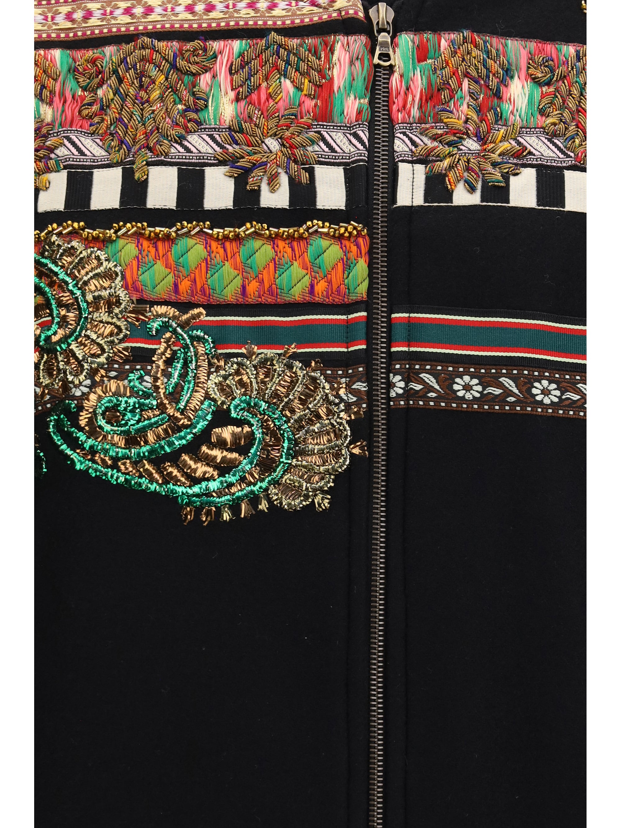 embroidered and beaded jacket