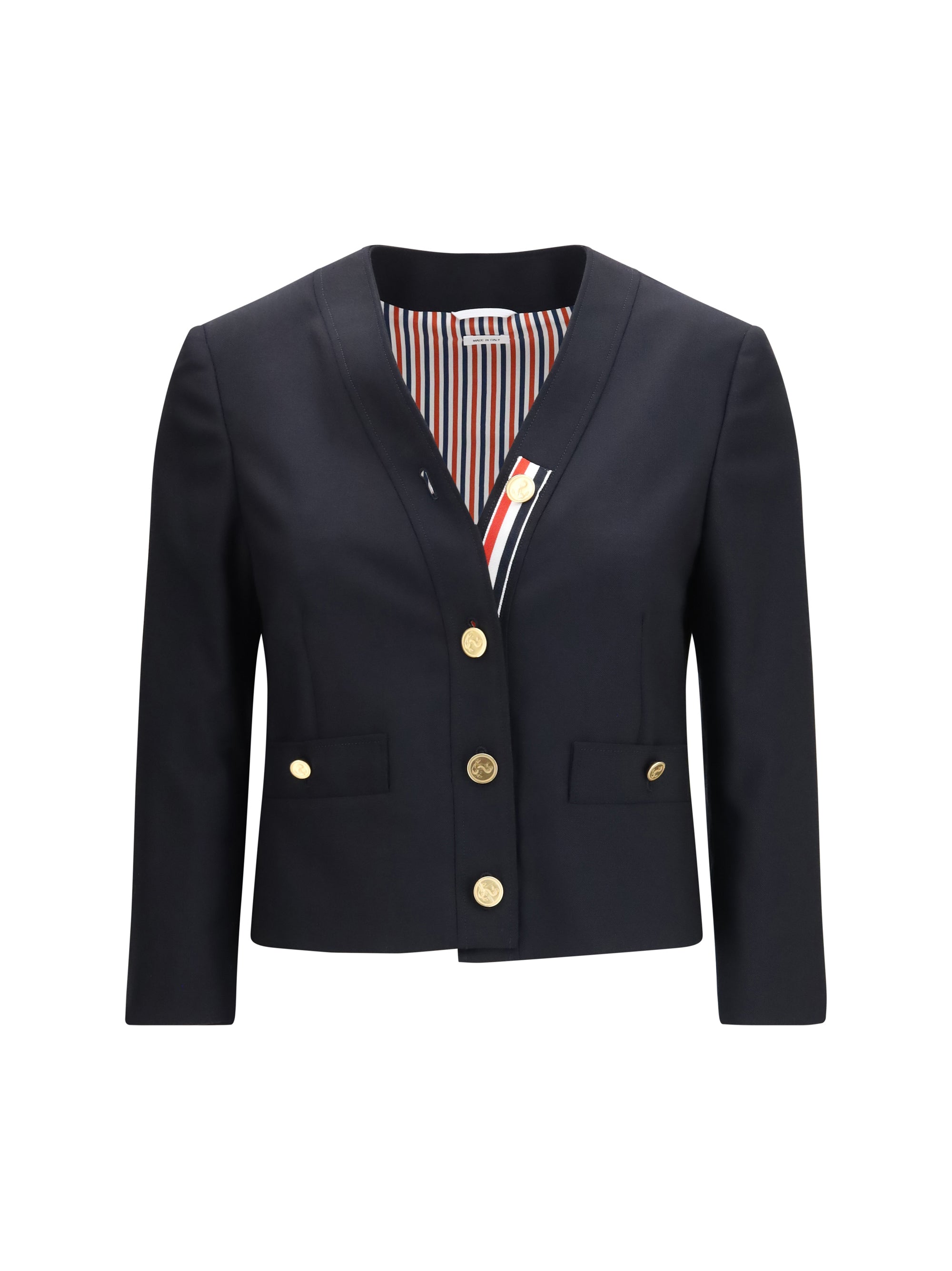 hopsack cardigan jacket