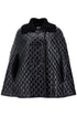 quilted cape with collar