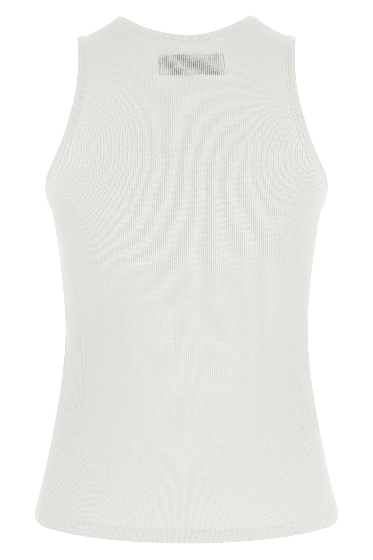 90s ribbed cotton jersey top