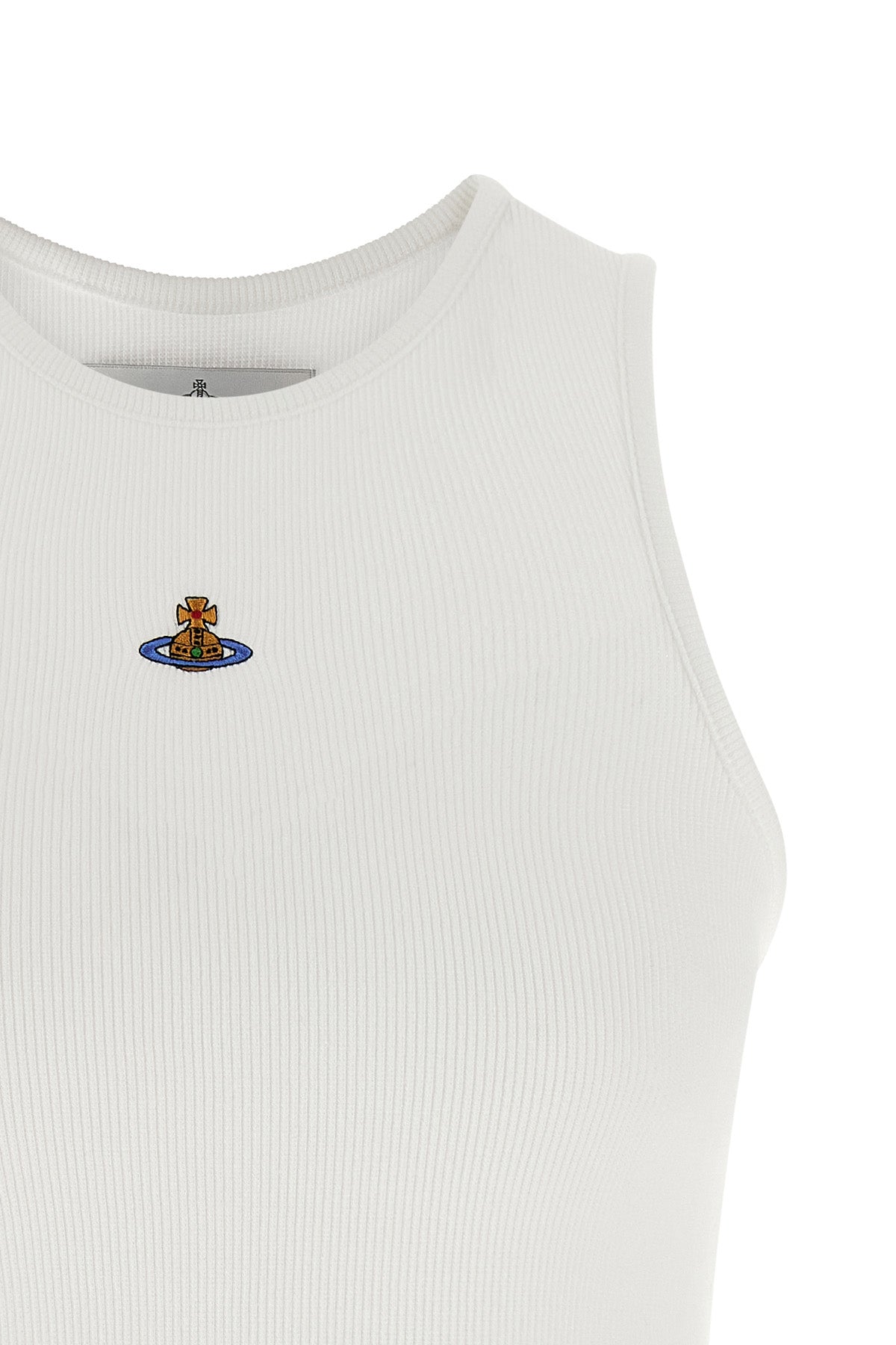 90s ribbed cotton jersey top