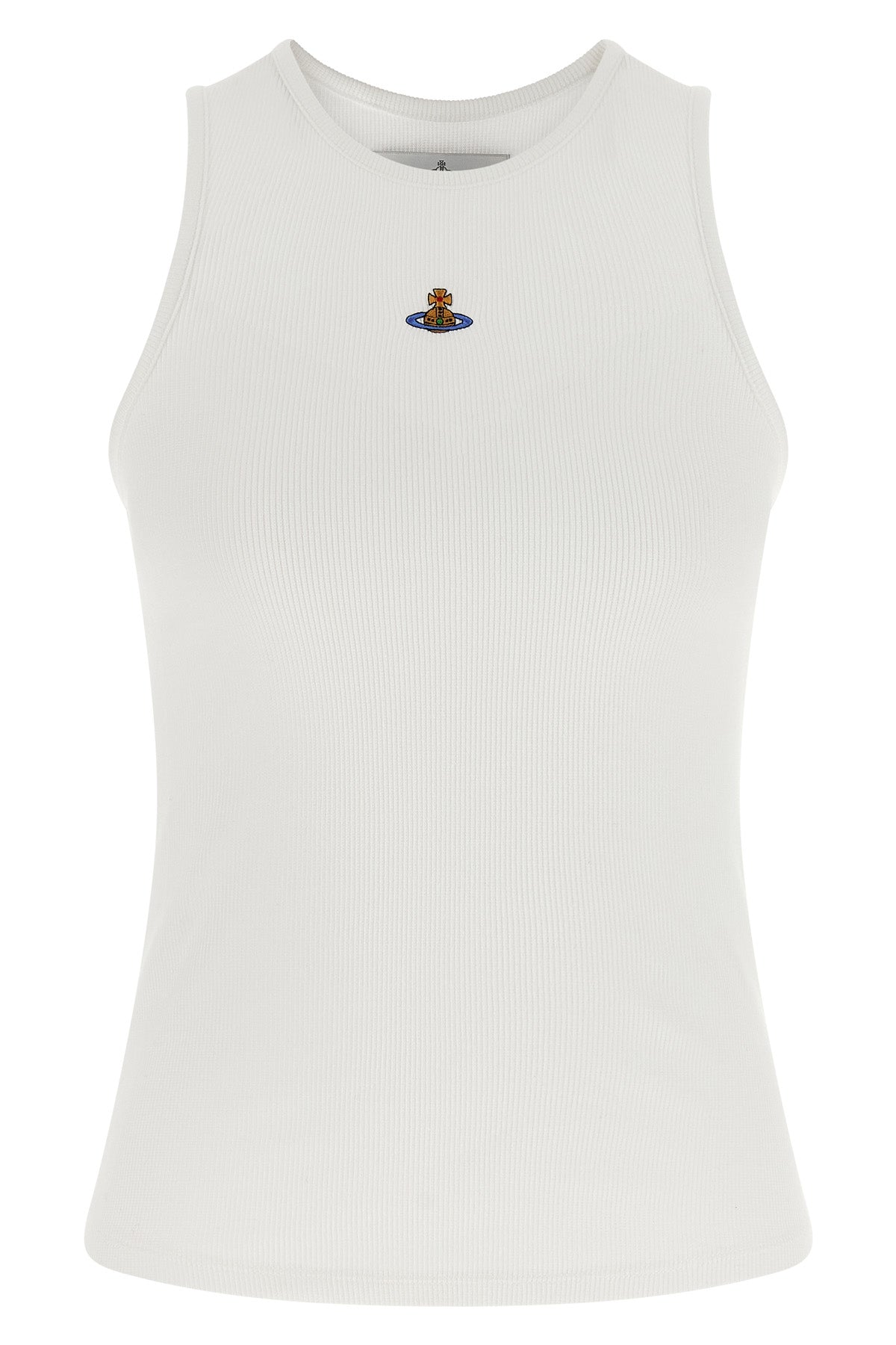 90s ribbed cotton jersey top