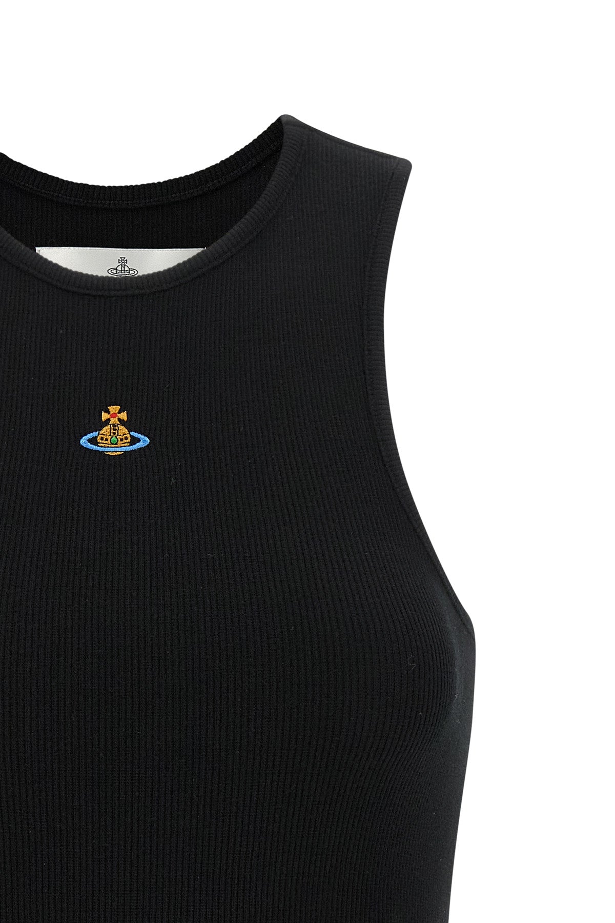 90s ribbed cotton jersey top