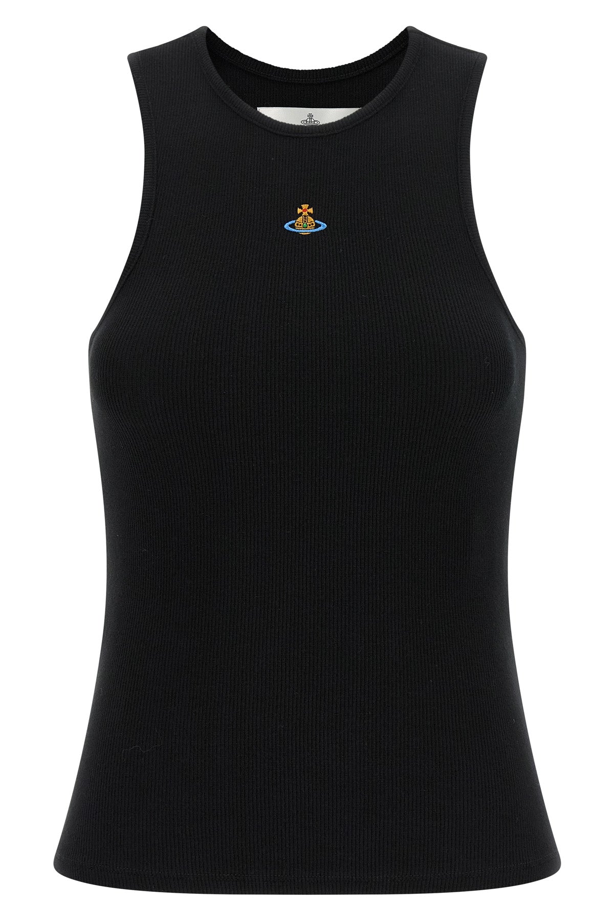 90s ribbed cotton jersey top