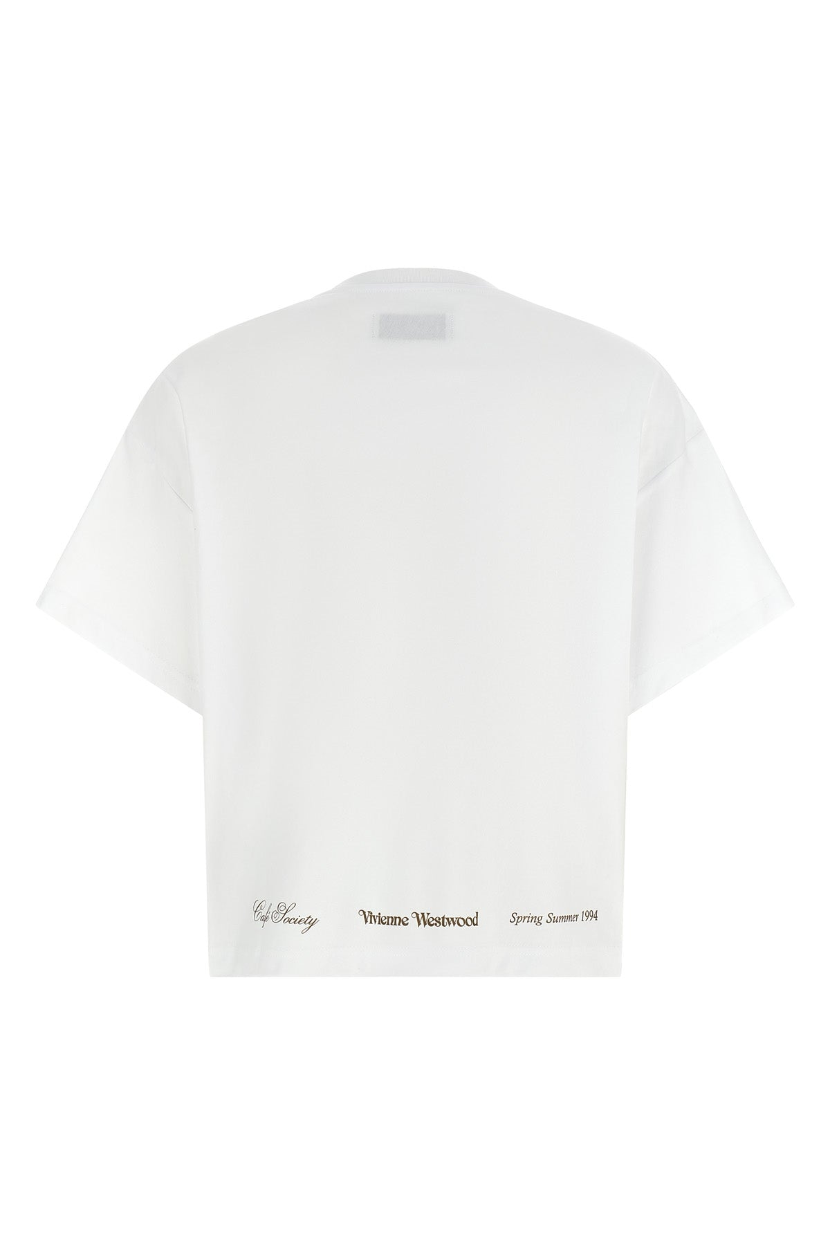 flower box cotton jersey crew neck t-shirt