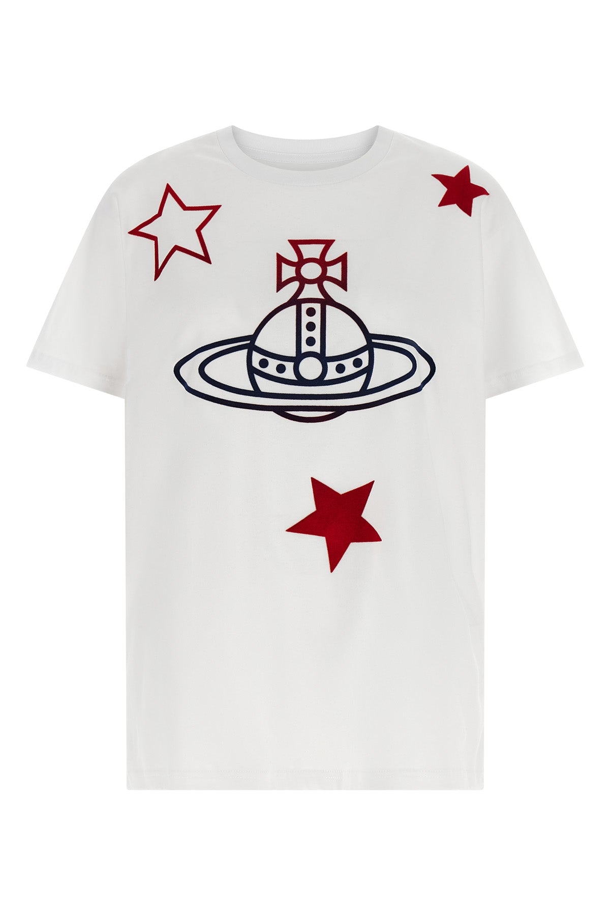 orb and stars classic cotton t-shirt