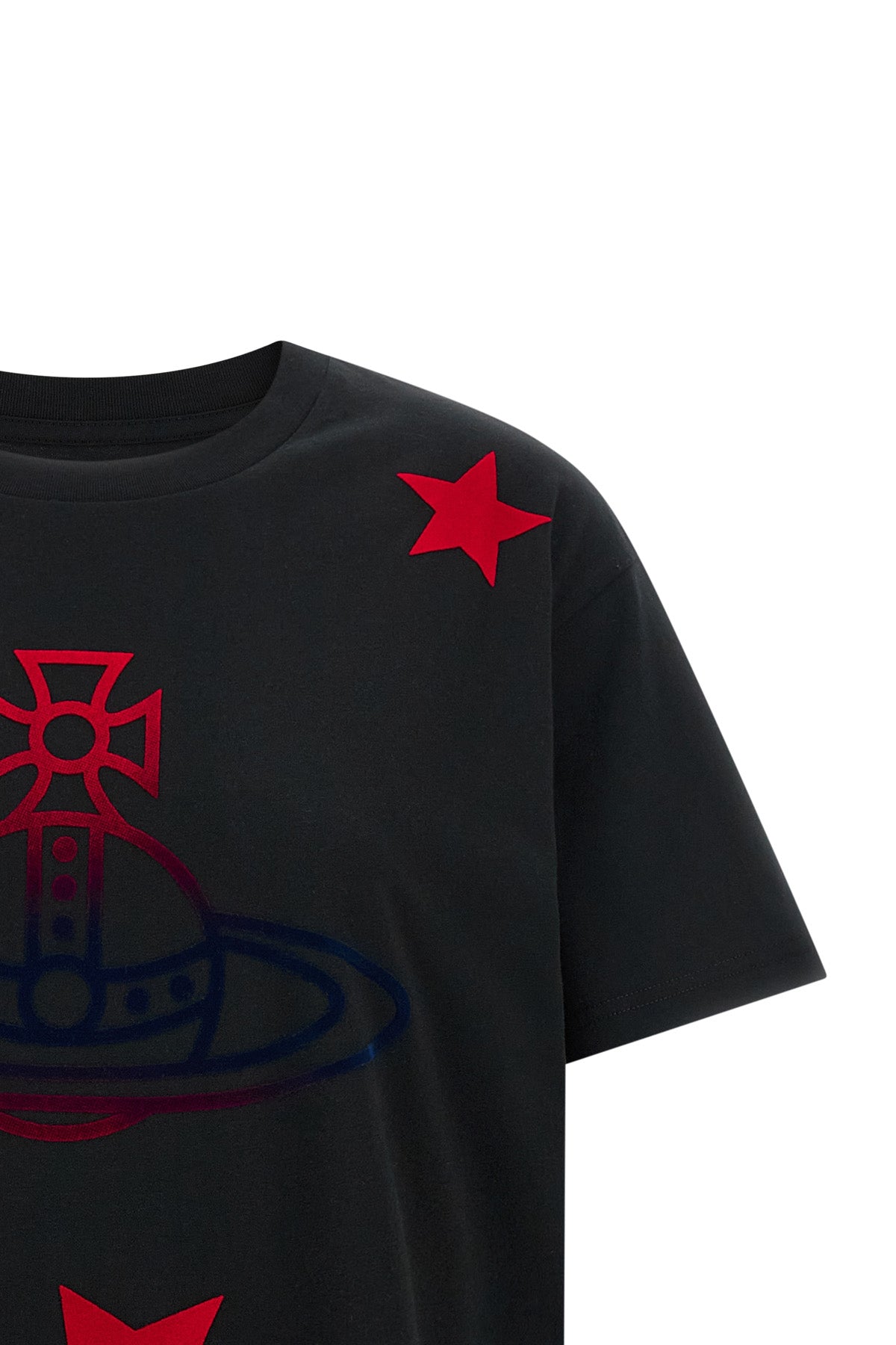 orb and stars classic cotton t-shirt
