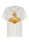 the vivienne westwood gold orb classic pure white cotton t-shirt is distinguis