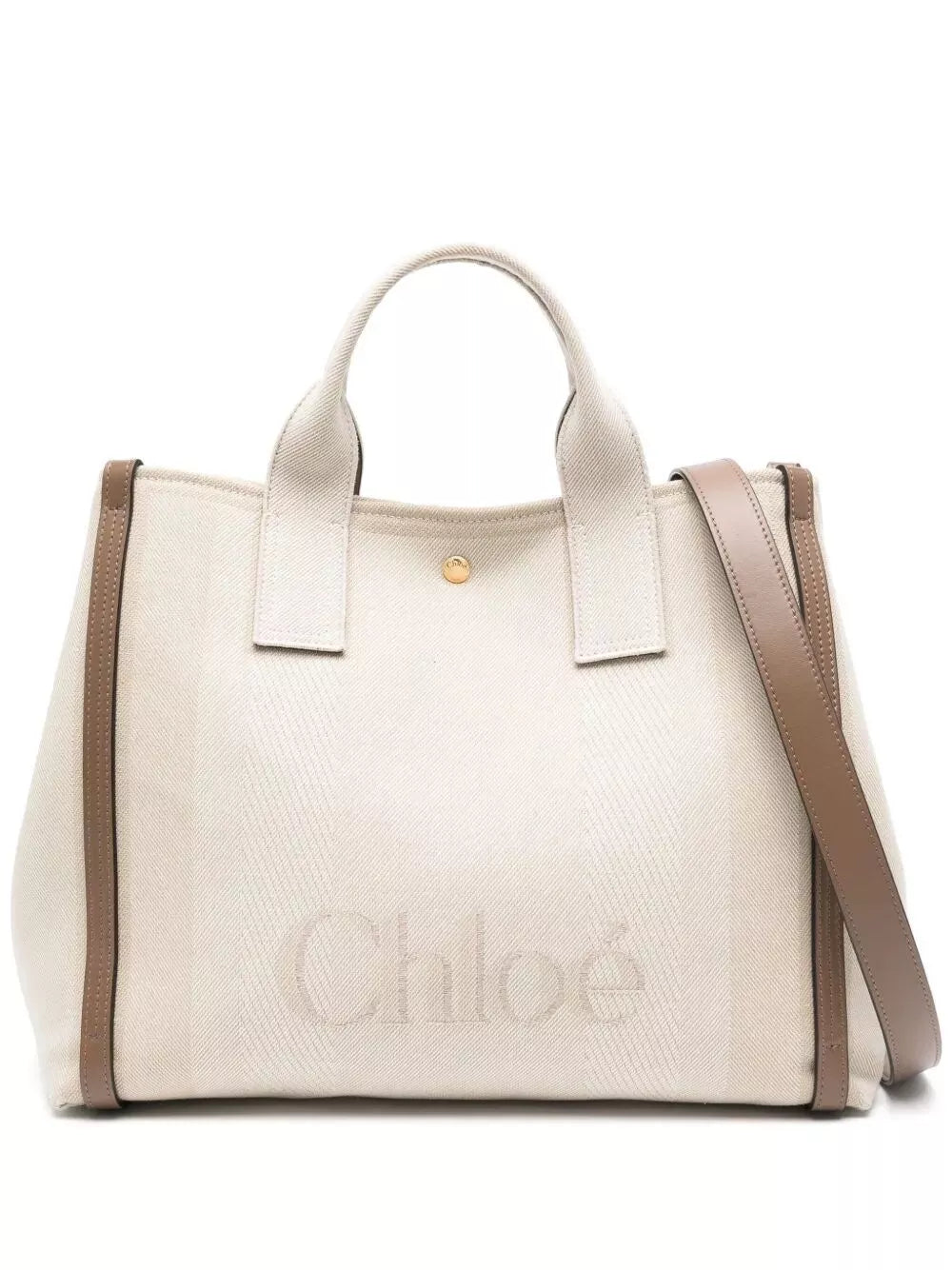 Chloé Chloé Canvas Carry Tote Bag