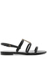 Saint Laurent Cassandre-plaque Low Sandals