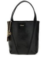 Chloé Small Chloé Spin Tote Bag In Grained Leather