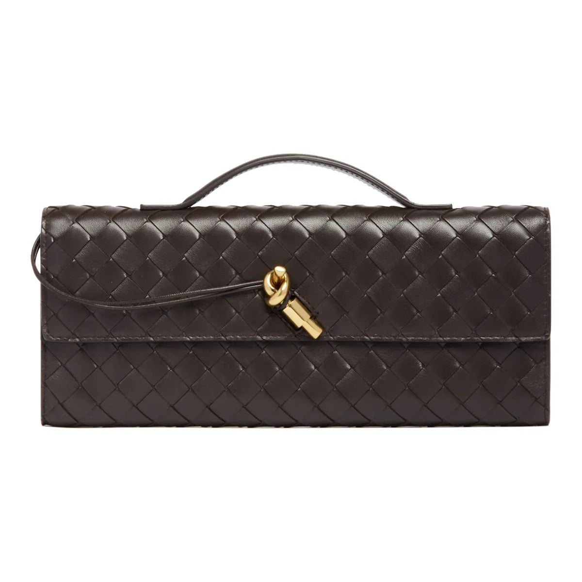 BOTTEGA VENETA Andiamo Long Leather Clutch