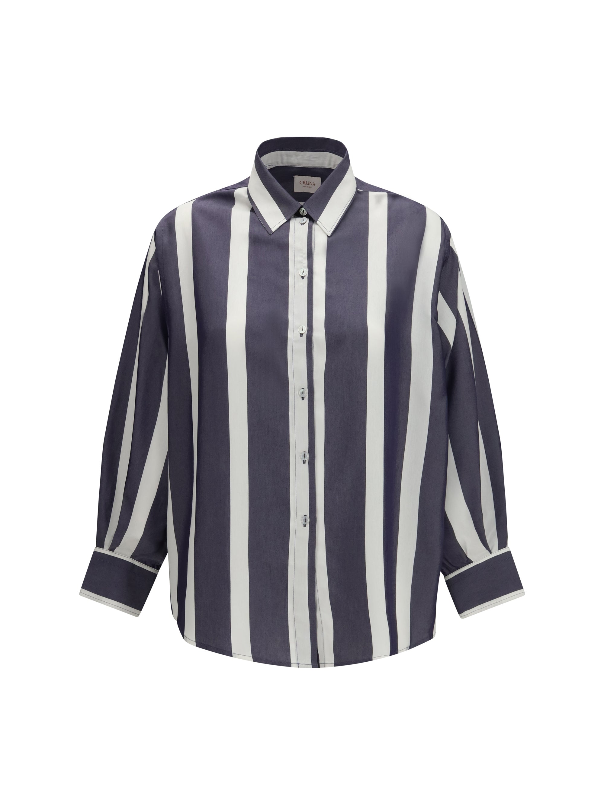 oversized striped shirt