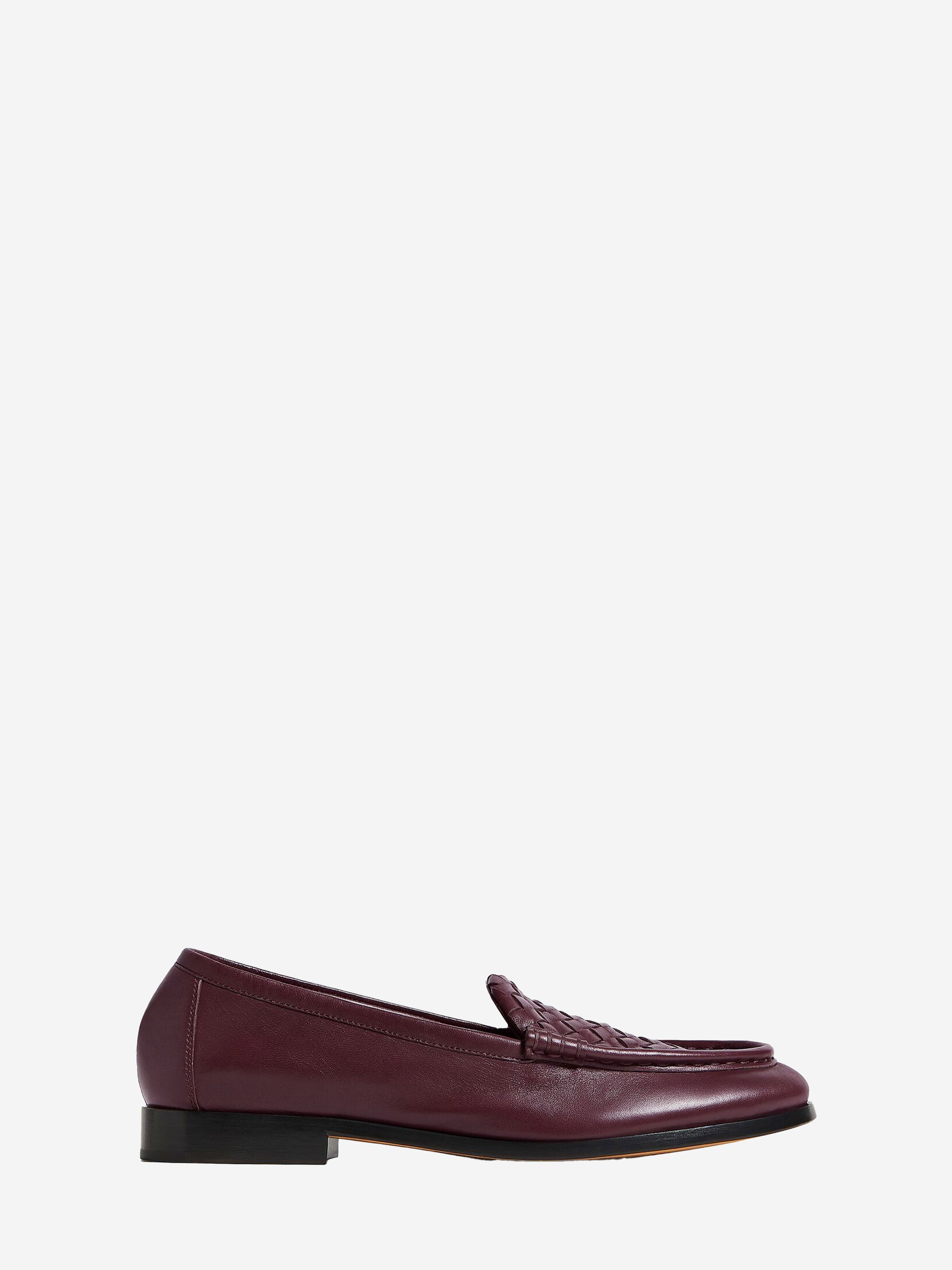 deep mahogany silenzio loafers