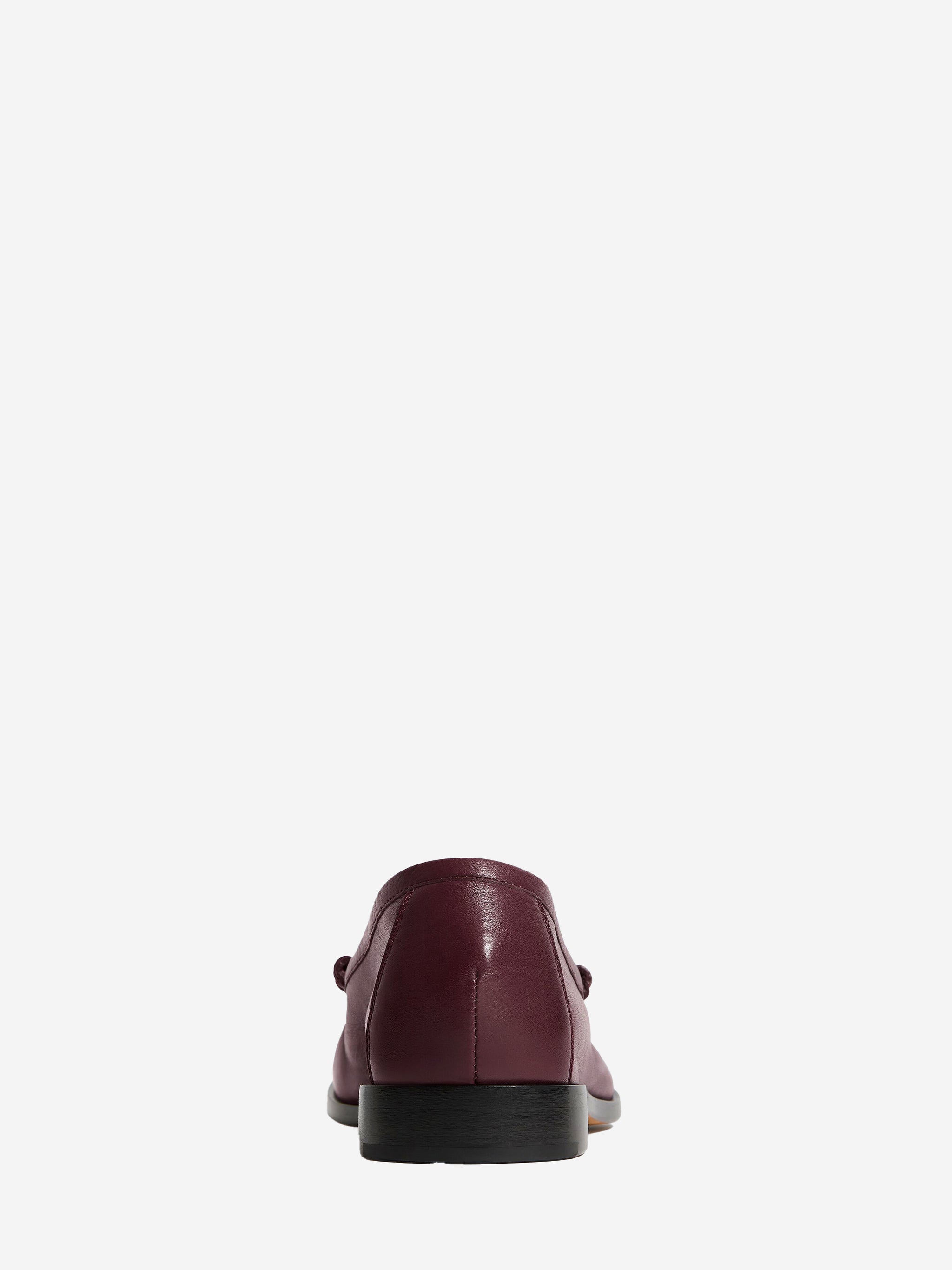 deep mahogany silenzio loafers