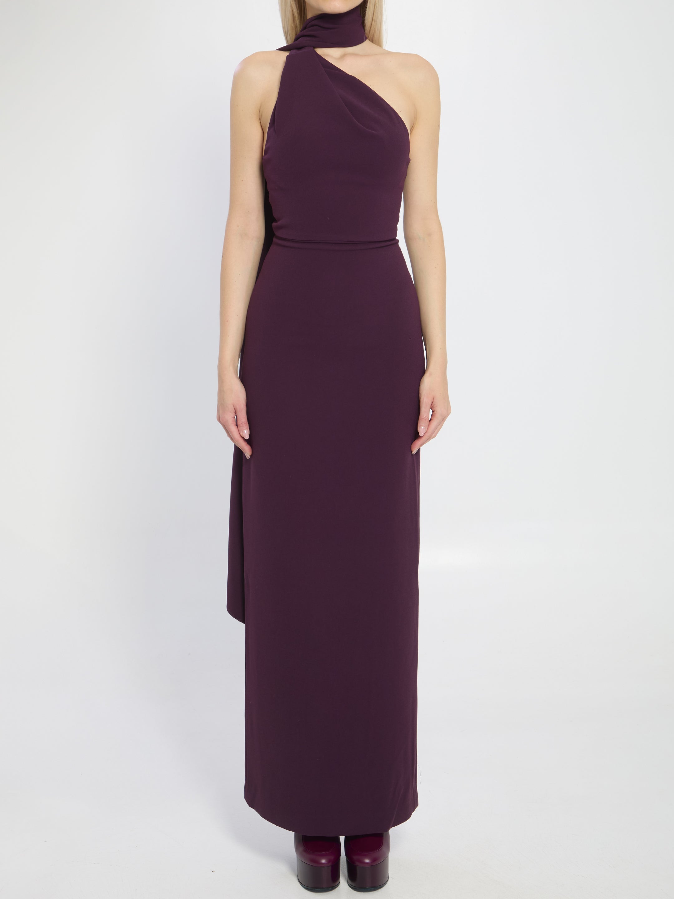 SOLACE LONDON 6 demi maxi dress