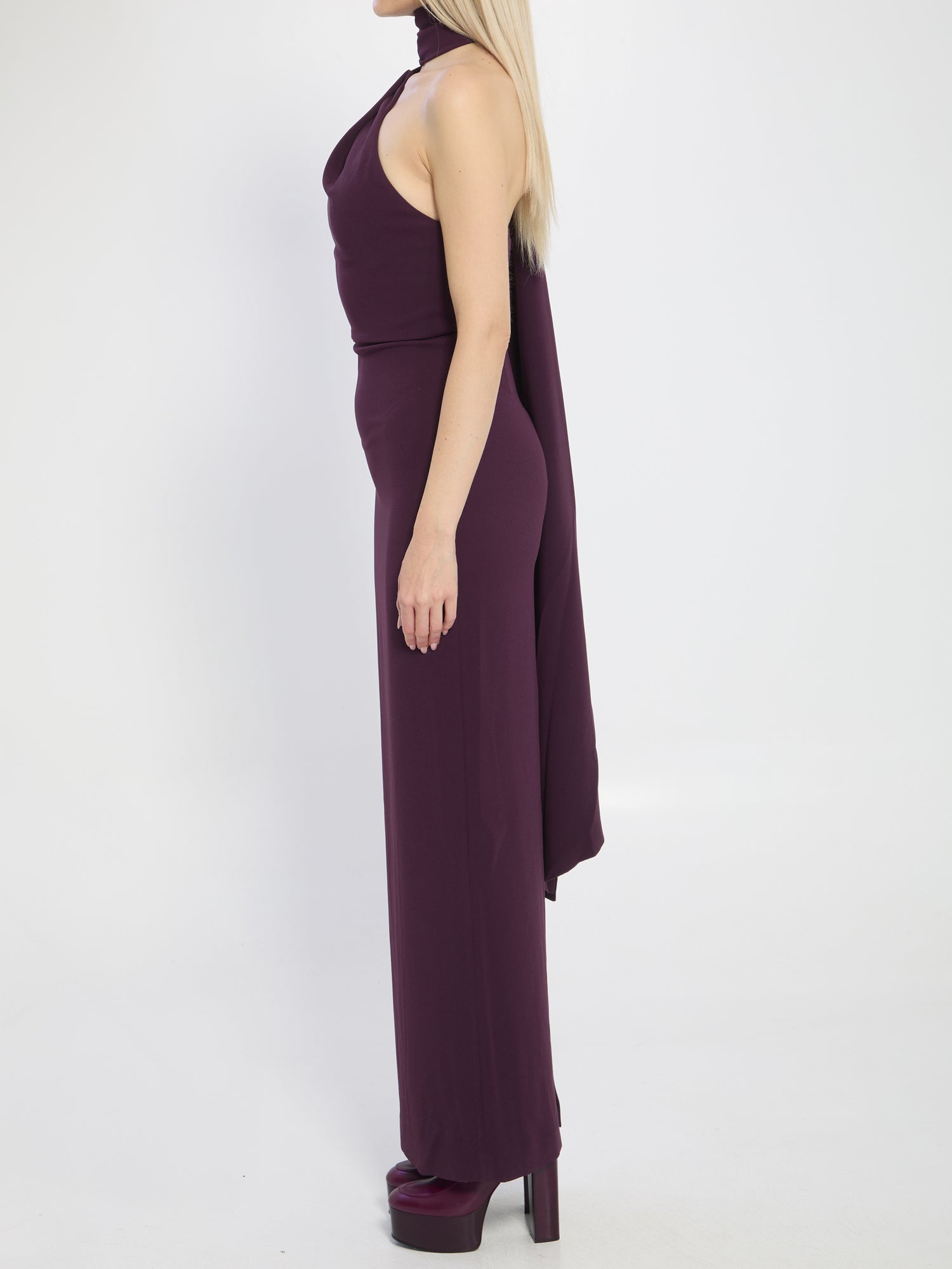 SOLACE LONDON 6 demi maxi dress