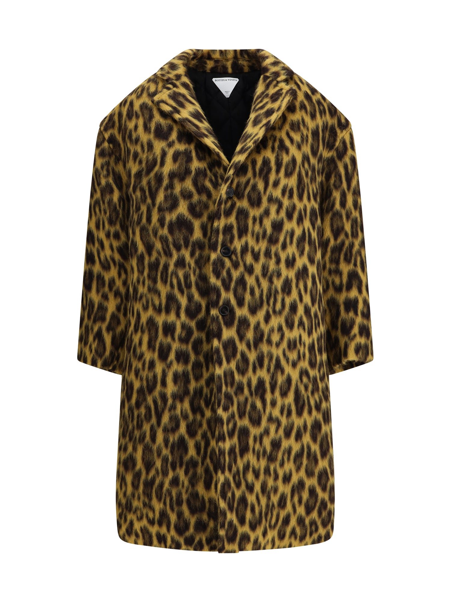 BOTTEGA VENETA 40 leopard print coat